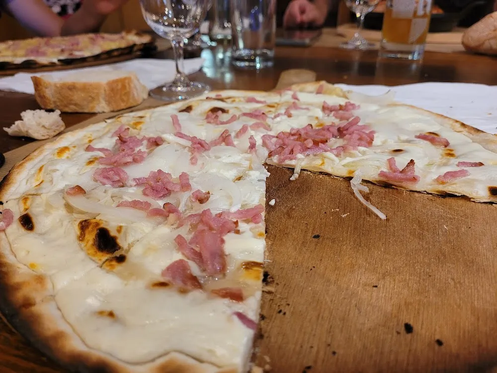 Tarte Flambée Gratinée
